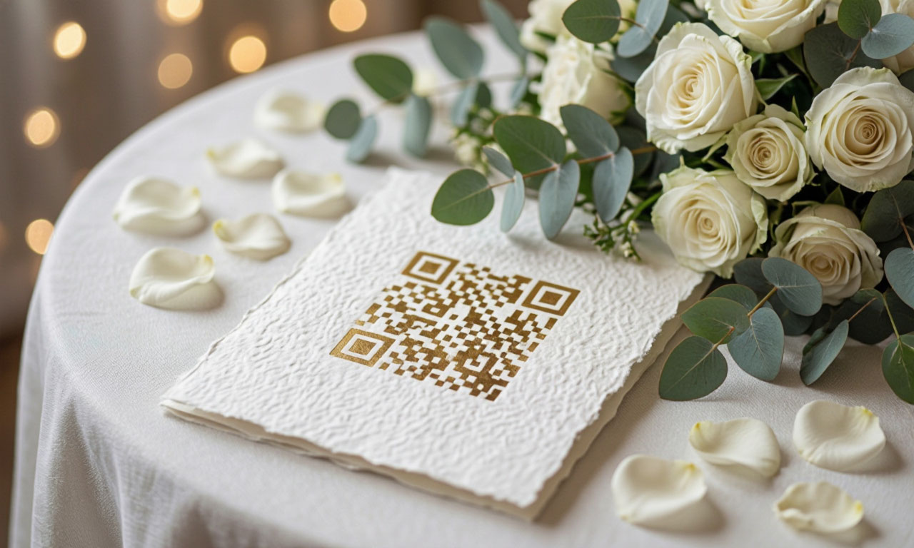 QR-коды в свадебной индустрии: приглашения, интерактивная программа и общий фотоальбом