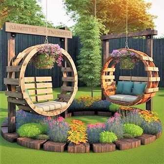 Идеи для оформления и декорирования вашего сада.