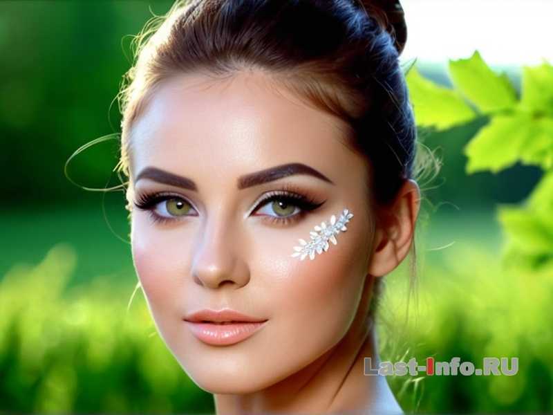 Женская красота через мягкие и естественные оттенки в макияже